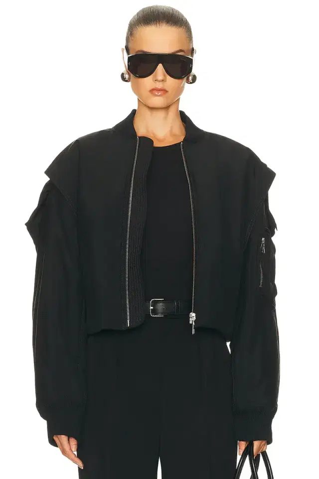 Jean Paul Gaultier Hidden Hood Bomber Jacket