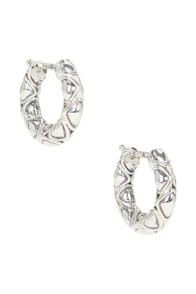 Bottega Veneta 18k Gold Finish Sterling Silver Earrings