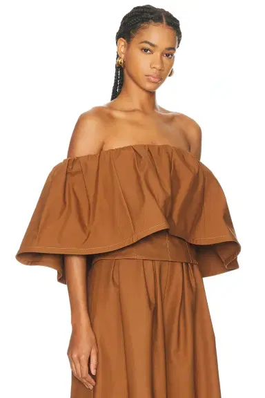 Carolina Herrera Off The Shoulder Top | Thumbnail 2 Carolina Herrera Off The Shoulder Top | Thumbnail 2