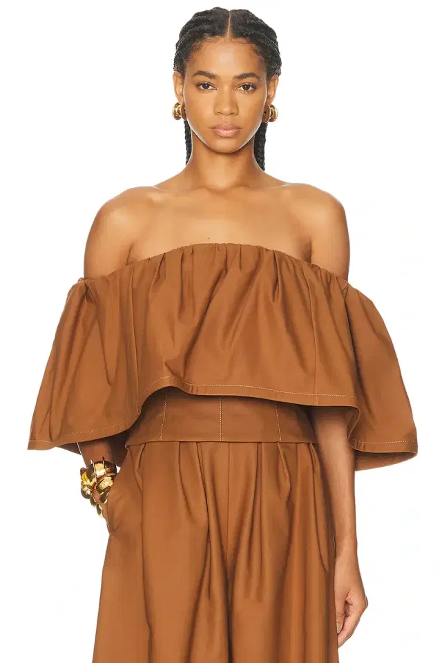 Carolina Herrera Off The Shoulder Top