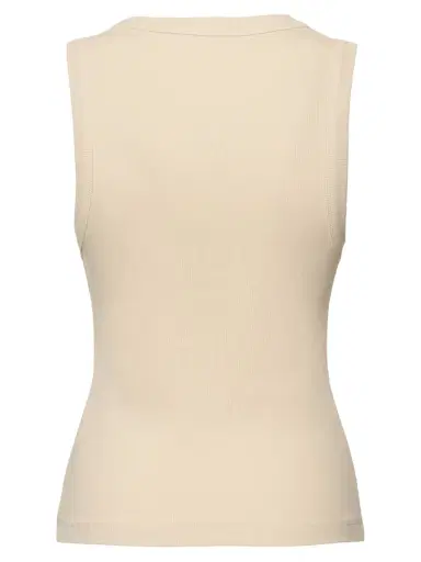 WARDROBE.NYC Cotton Blend Scoop Tank Top | Thumbnail 4