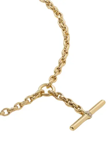 David Yurman Dy Mercer® 18-karat Gold Diamond Necklace | Thumbnail 1 David Yurman Dy Mercer® 18-karat Gold Diamond Necklace | Thumbnail 1