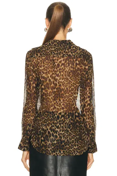 NILI LOTAN Gaia Slim Shirt | Thumbnail 3