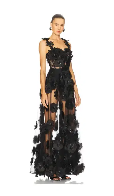 Bronx and Banco Rosalie Noir Gown | Thumbnail 2