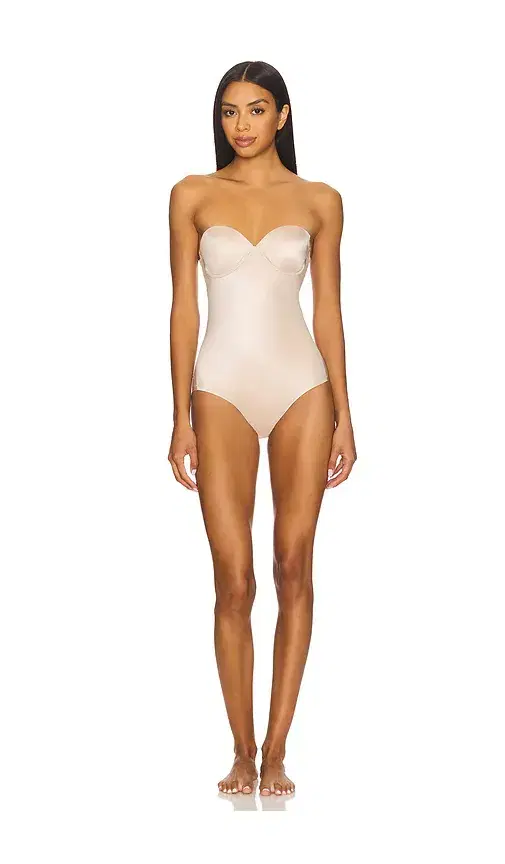 Spanxsculpt Suit Your Fancy Strapless Bodysuit