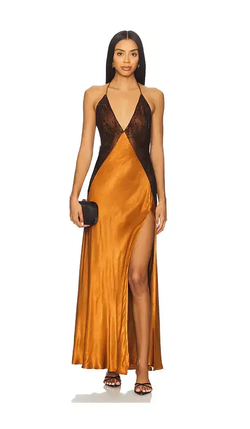 Estrella Halter Maxi Dress