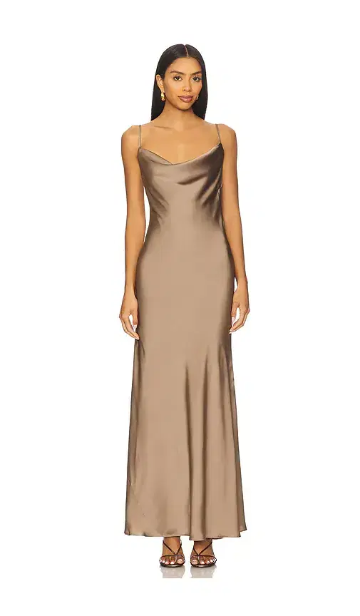 Bardot Monroe Cowl Neck Maxi Dress