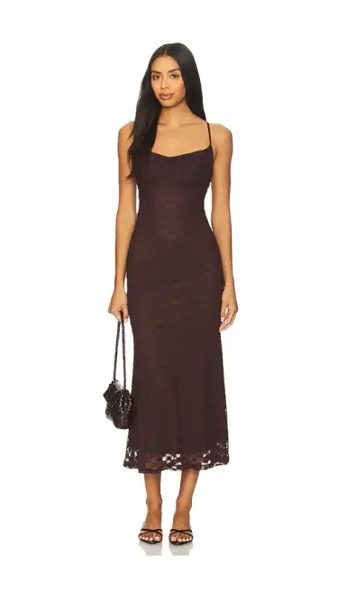 Bardot Adoni Mesh Midi Dress | Thumbnail 1