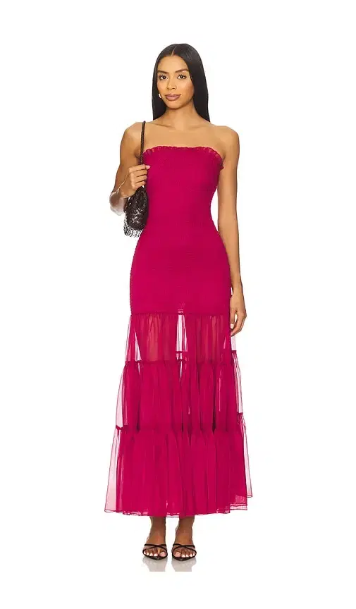 Bardot Azura Strapless Maxi Dress