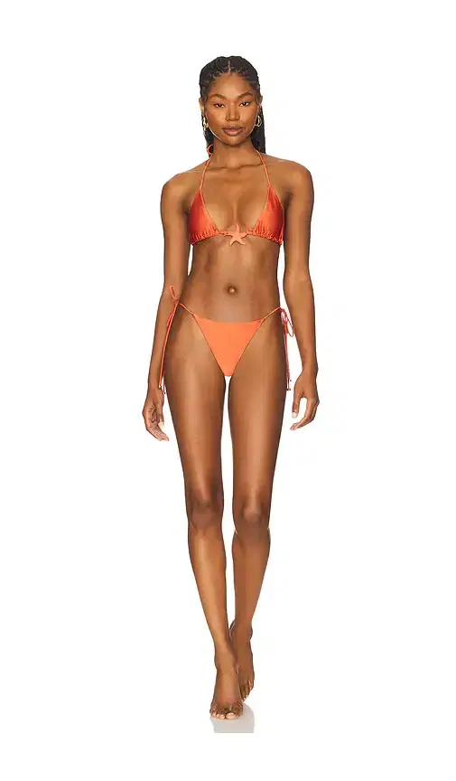 Leslie Amon Triangle Shell Bikini Set