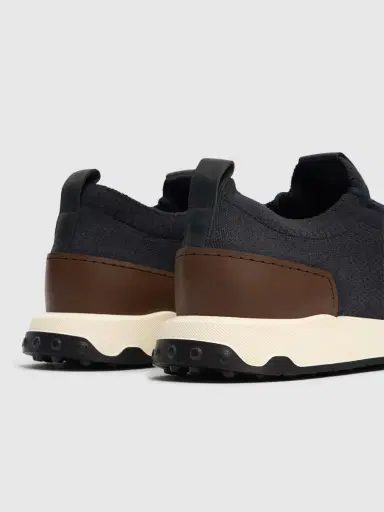 TOD'S Knit Low Top Sneakers | Thumbnail 4