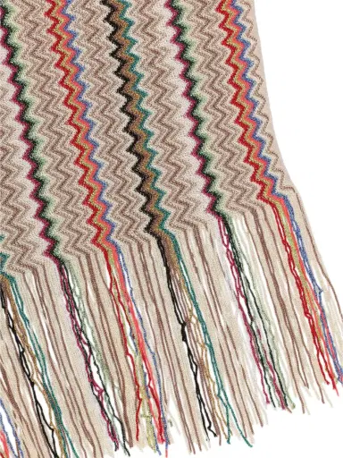 MISSONI Viscose Blend Jacquard Scarf | Thumbnail 2