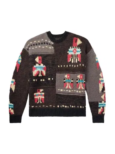 KAPITAL Jacquard-Knit Wool Sweater - Men | Thumbnail 1
