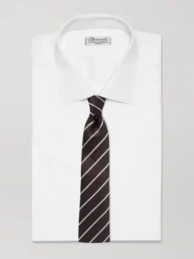 Tom Ford 8cm Striped Silk-Jacquard Tie - Men | Thumbnail 2