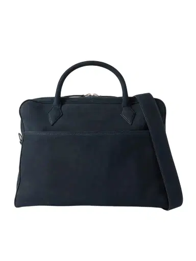 Métier Closer All Day Leather-Trimmed Nubuck Briefcase - Men | Thumbnail 1