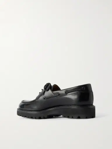 John Lobb Tide Glossed-Leather Boat Shoes - Men | Thumbnail 4 John Lobb Tide Glossed-Leather Boat Shoes - Men | Thumbnail 4