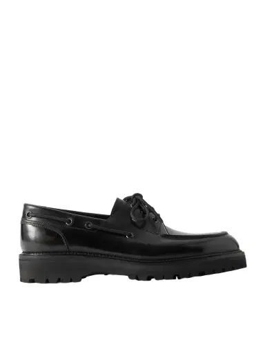 John Lobb Tide Glossed-Leather Boat Shoes - Men | Thumbnail 1 John Lobb Tide Glossed-Leather Boat Shoes - Men | Thumbnail 1