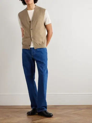 Loro Piana Baby Cashmere Sweater Vest - Men | Thumbnail 2