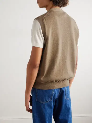 Loro Piana Baby Cashmere Sweater Vest - Men | Thumbnail 3