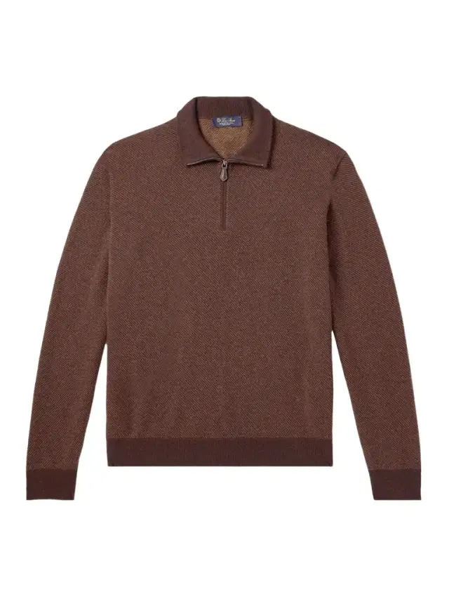 Loro Piana Roadster Cashmere Half-Zip Sweater - Men