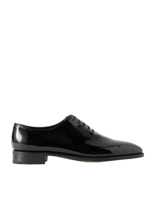 John Lobb Marldon Whole-Cut Patent-Leather Oxford Shoes - Men
