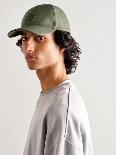Loewe Logo-Appliquéd Cotton-Canvas Baseball Cap - Men | Thumbnail 2