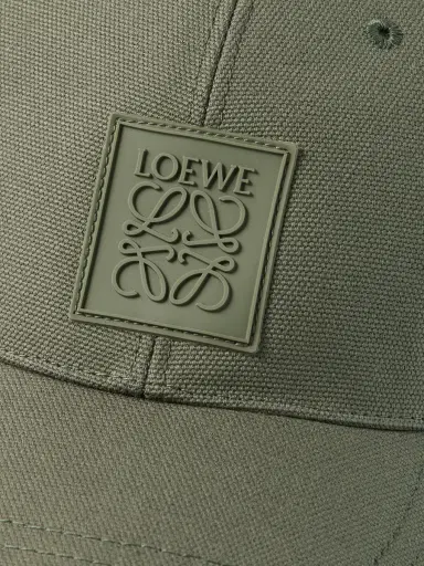Loewe Logo-Appliquéd Cotton-Canvas Baseball Cap - Men | Thumbnail 4