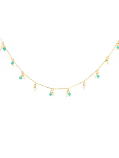 Wish Fine Jewelry 16/18.MULTIPEARL TUR.14KY PEARL,P/TURQ_ | Thumbnail 1 Wish Fine Jewelry 16/18.MULTIPEARL TUR.14KY PEARL,P/TURQ_ | Thumbnail 1