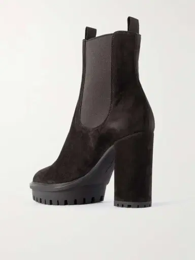 Gianvito Rossi Barry 70 Suede Chelsea Boots | Thumbnail 3