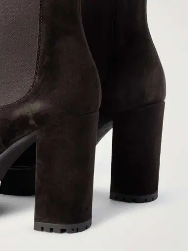 Gianvito Rossi Barry 70 Suede Chelsea Boots | Thumbnail 4