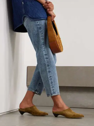 Le Monde Béryl Allegra 35 Suede Mules | Thumbnail 2 Le Monde Béryl Allegra 35 Suede Mules | Thumbnail 2