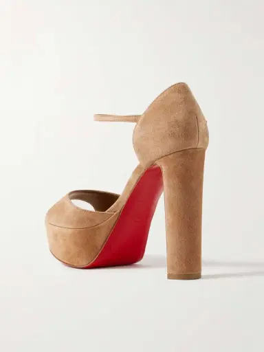 Christian Louboutin Sandaloo Suede Sandals | Thumbnail 3 Christian Louboutin Sandaloo Suede Sandals | Thumbnail 3