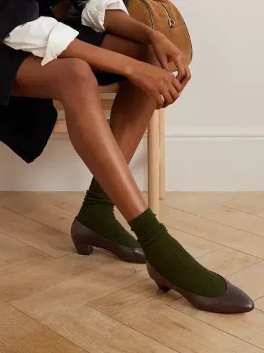 aeyde Helia Leather Pumps | Thumbnail 2