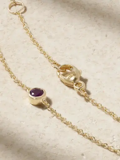 STONE AND STRAND Aurora Birthstone 14-karat Gold Multi-stone Bracelet | Thumbnail 3 STONE AND STRAND Aurora Birthstone 14-karat Gold Multi-stone Bracelet | Thumbnail 3