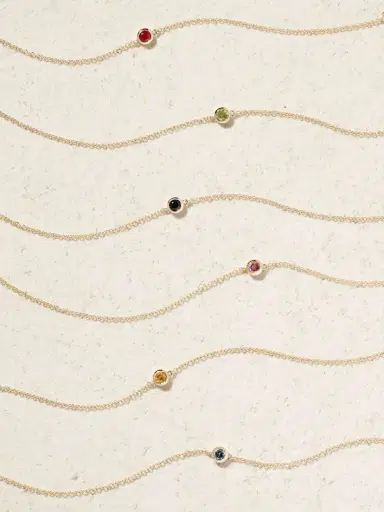 STONE AND STRAND Aurora Birthstone 14-karat Gold Multi-stone Bracelet | Thumbnail 6 STONE AND STRAND Aurora Birthstone 14-karat Gold Multi-stone Bracelet | Thumbnail 6