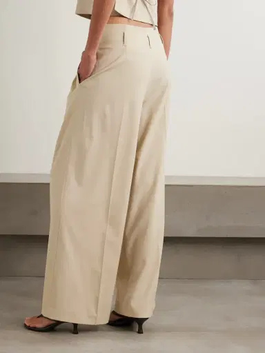 Kallmeyer Percie Pleated Wool-blend Wide-leg Pants | Thumbnail 3 Kallmeyer Percie Pleated Wool-blend Wide-leg Pants | Thumbnail 3