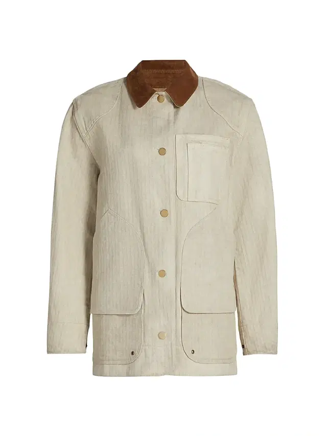 Women's Abbas Classic Barn Jacket - Light Oatmeal