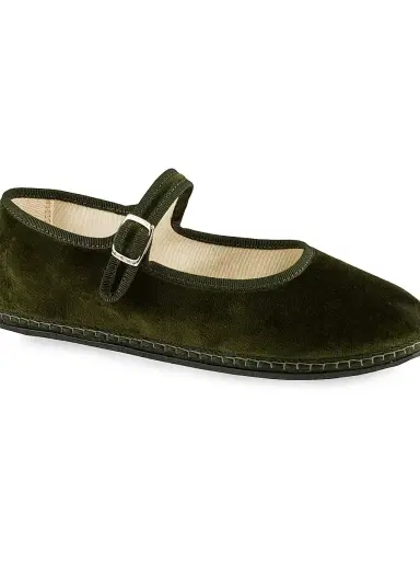 Vibi Venezia Women's Timeless Bottiglia Cotton Velvet Mary Janes - Bottiglia | Thumbnail 3 Vibi Venezia Women's Timeless Bottiglia Cotton Velvet Mary Janes - Bottiglia | Thumbnail 3