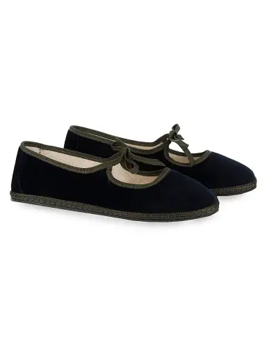 Vibi Venezia Women's Timeless Brigitte Cotton Velvet Slippers - Zattere - Size 7 | Thumbnail 2