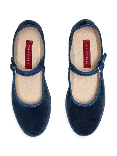 Vibi Venezia Women's Timeless Delfina Velvet Mary Janes - Delfina - Size 11 | Thumbnail 3