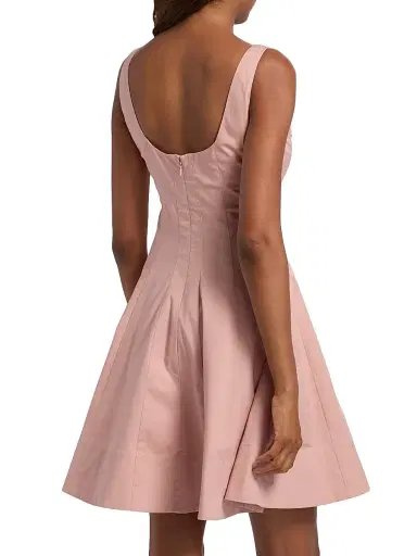Staud Women's Wells Poplin Minidress - Dusty Rose | Thumbnail 5