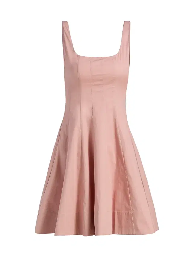 Women's Wells Poplin Minidress - Dusty Rose