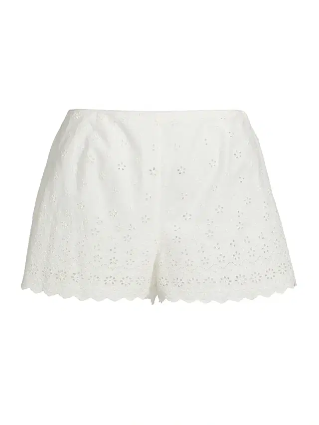 Women's Arbre Cotton Eyelet Shorts - Salt