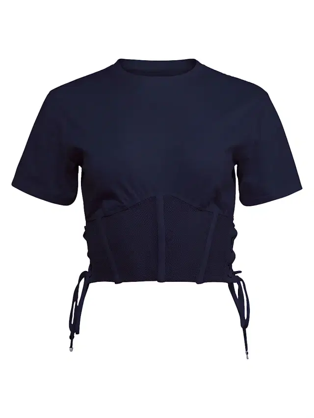 Women's Sabrina Corset T-Shirt - Eclipse