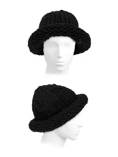 Nicholas Daley Men's Island Ties Hand-Knitted Rebel Hat | Thumbnail 2 Nicholas Daley Men's Island Ties Hand-Knitted Rebel Hat | Thumbnail 2