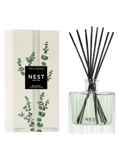 NEST New York Wild Mint & Eucalyptus Reed Diffuser | Thumbnail 1