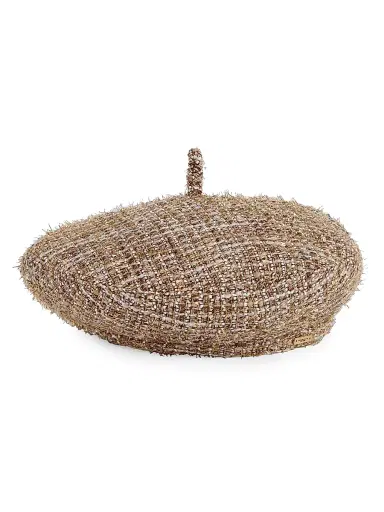Eugenia Kim Women's Carter Tweel Wool Beret - Camel Gold | Thumbnail 1