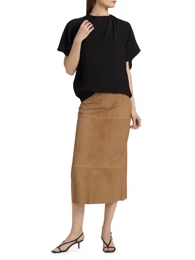 Proenza Schouler Women's Etta Oversized Layered Top - Black | Thumbnail 2