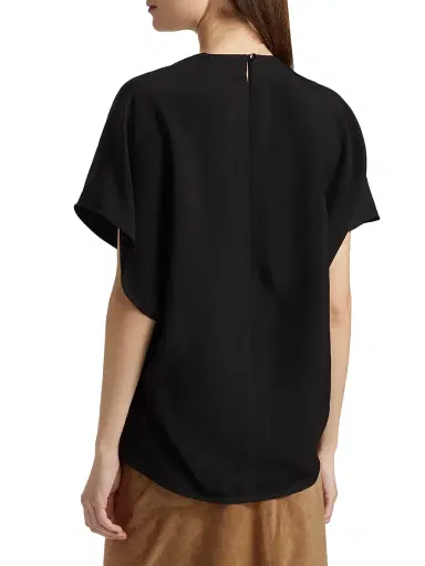 Proenza Schouler Women's Etta Oversized Layered Top - Black | Thumbnail 5