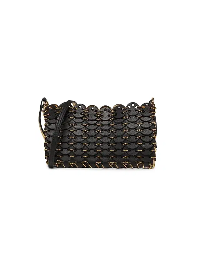 Women's 1969 Leather Nano Flip Bag - Black Gold